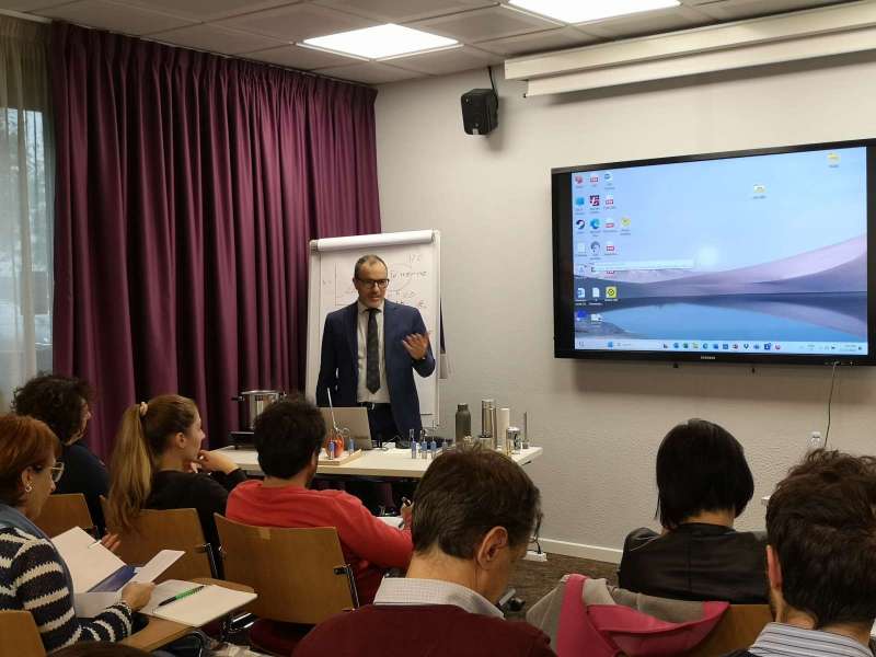 Alberto spring into action: the practical test during the AITA course