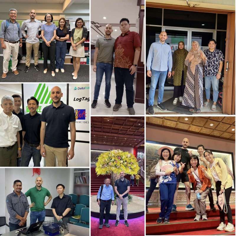 Tre settimane in Asia: Marco in visita a clienti e distributori in Indonesia, Singapore e Taiwan