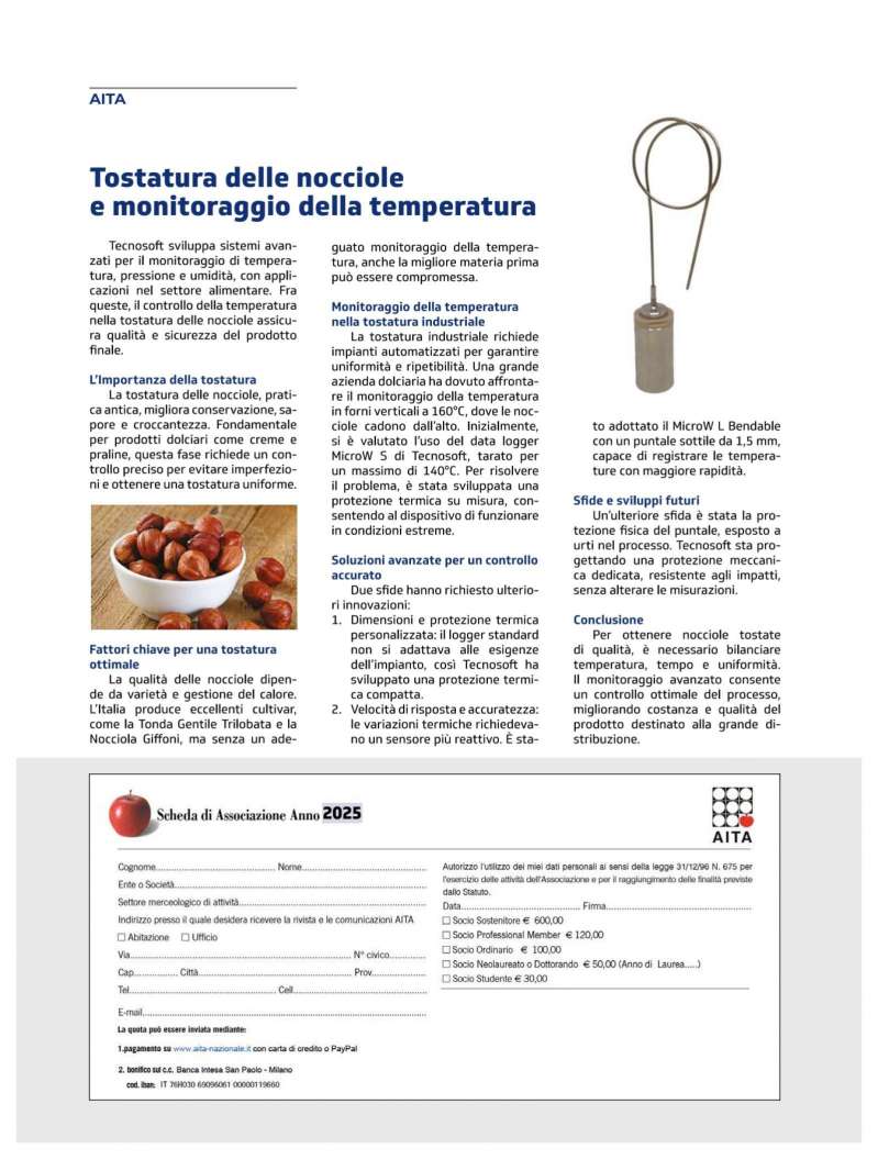 Anche per il 2025 rinnoviamo con orgoglio il nostro sostegno ad AITA