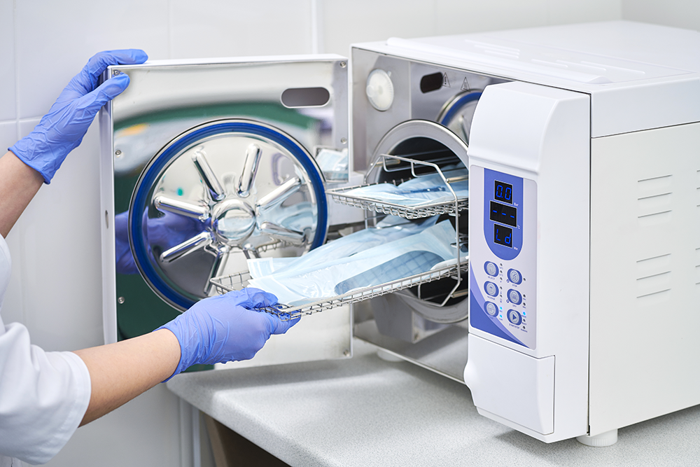 Sterilizzazione delle autoclavi H2O2 e misurazione della pressione