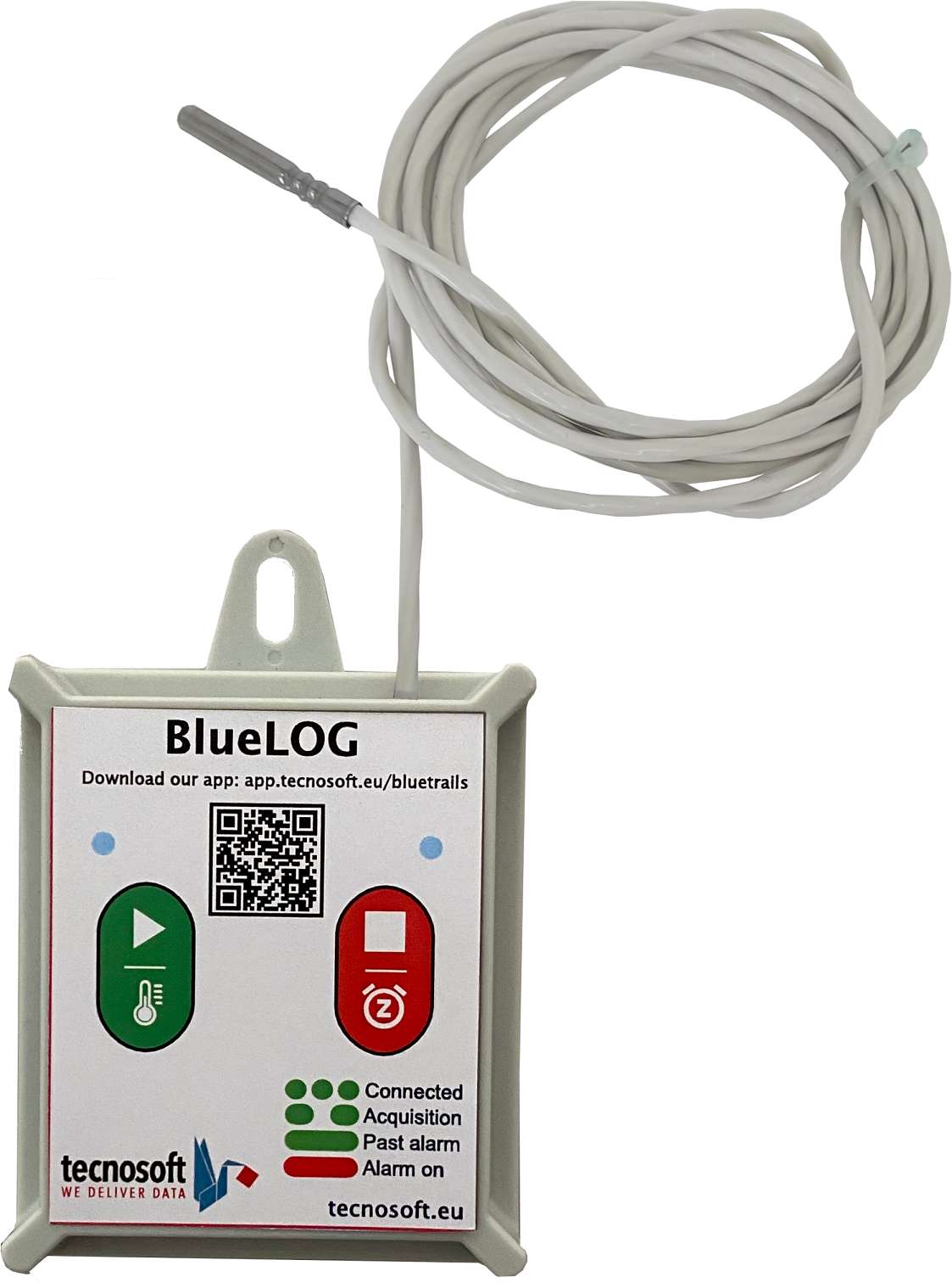 Bluetooth 5.0 Wireless Cold Chain Temperature and Humidity Sensor Real-time  Monitoring Data Logger