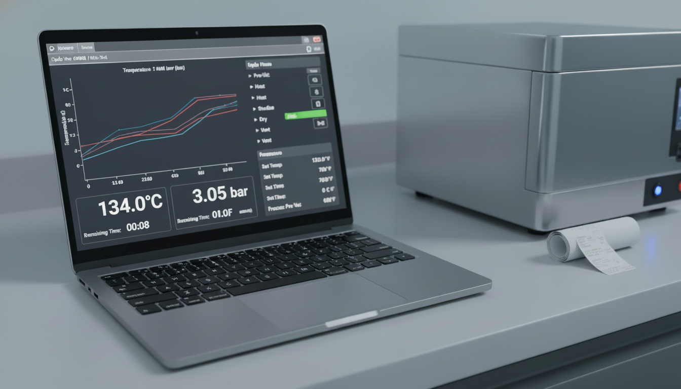 Monitoraggio Real Time ciclo di Sterilizzazione con BlueWave Tecnosoft