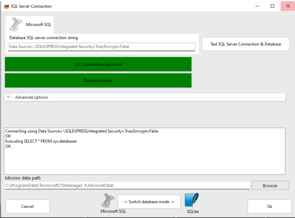 I want to install TS Manager 3 with shared database on server | Tecnosoft