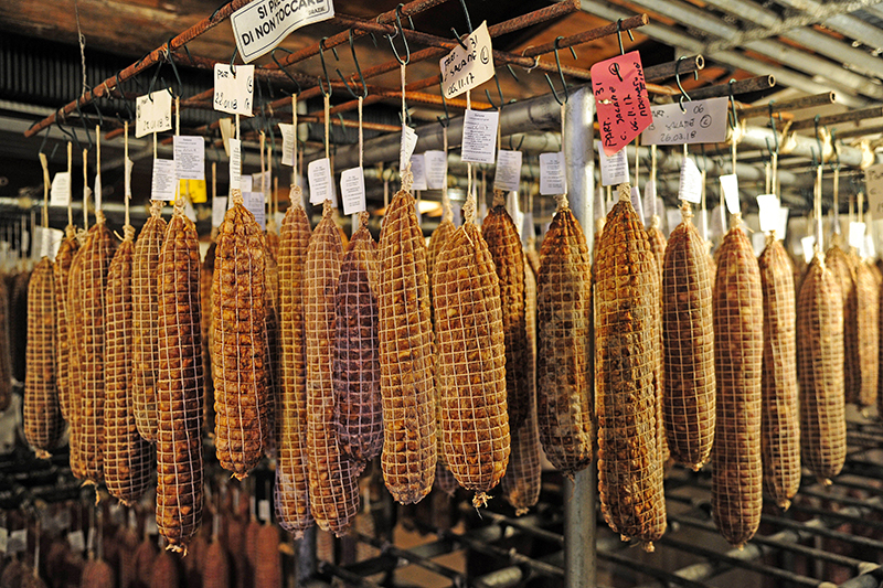 Monitoraggio temperatura umidità salami